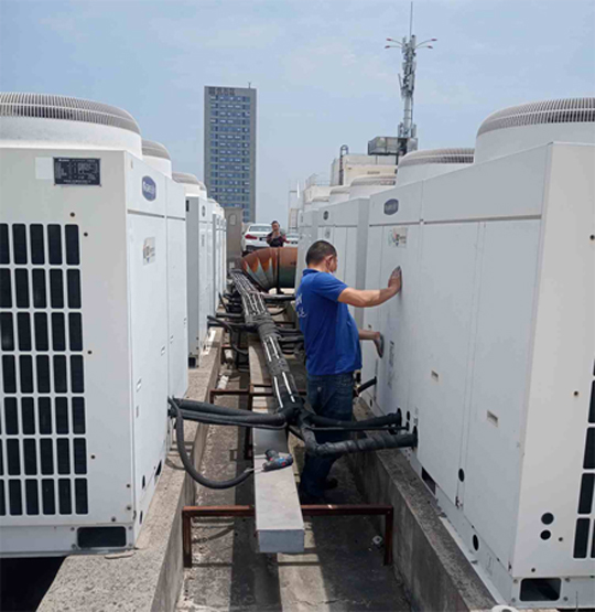 福泉中央空调制热和不制冷系统维修方法